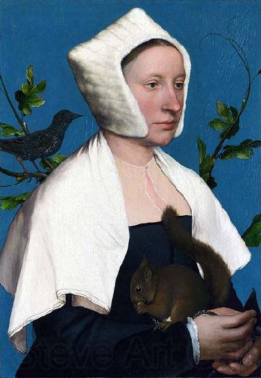 Hans holbein the younger Lady with a Squirrel Spain oil painting art